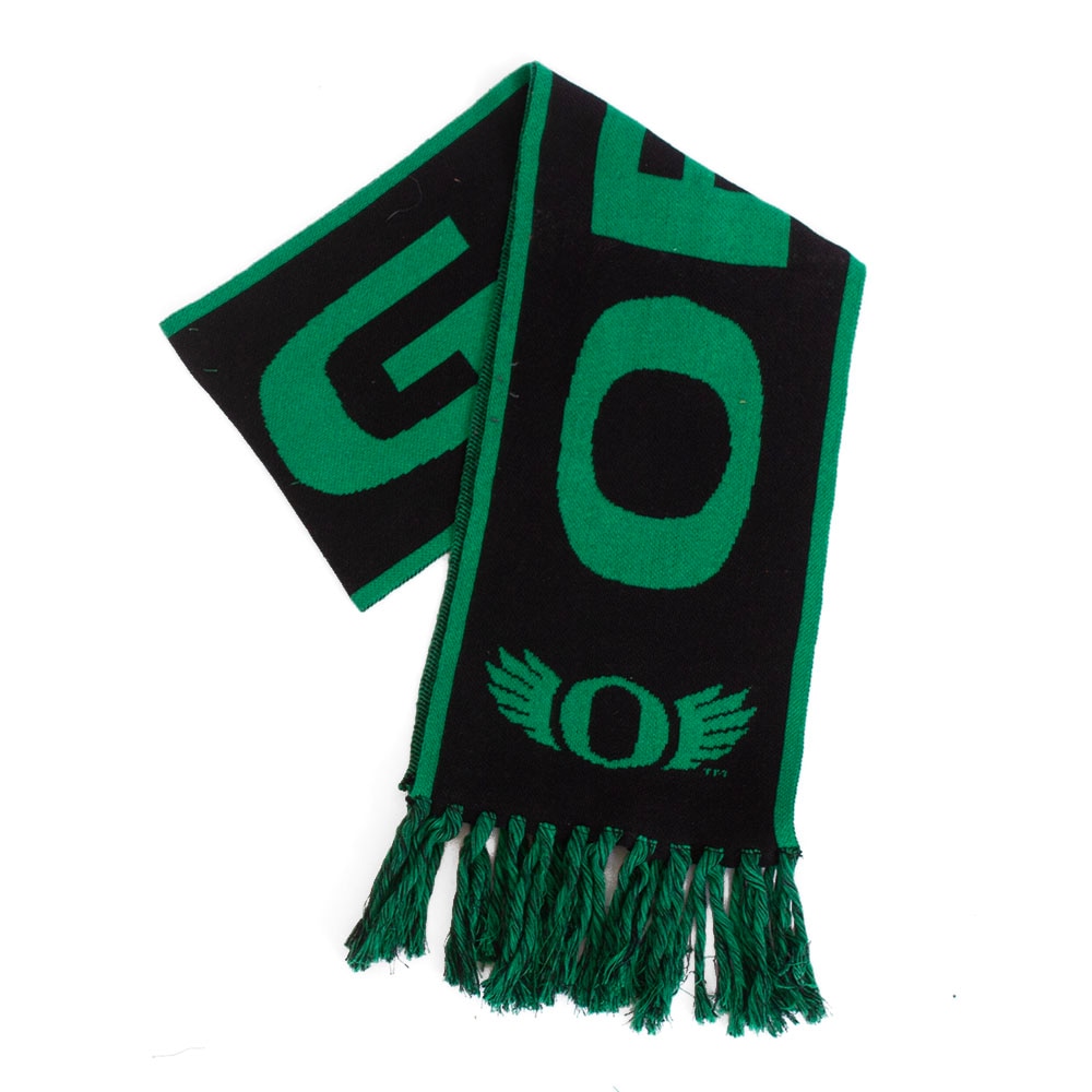 O Wings, Green, Scarves, Cotton Blend, Accessories, Unisex, Uscape, Jacquard, Knit, Oregon, Scarf, 814366